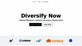 What Clientdiversity.org website looked like in 2022 (2 years ago)