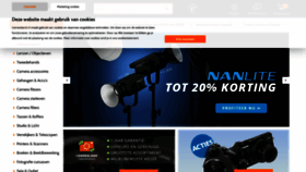 What Cameraland.nl website looked like in 2022 (4 years ago)