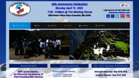 What Columbiaskiclub.org website looked like in 2022 (2 years ago)