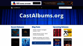 What Castalbums.org website looked like in 2022 (2 years ago)