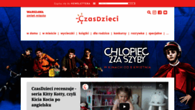 What Czasdzieci.pl website looked like in 2022 (2 years ago)