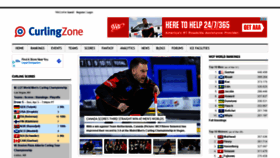What Curlingzone.com website looked like in 2022 (2 years ago)