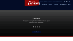What Cheyenne.org website looked like in 2022 (2 years ago)