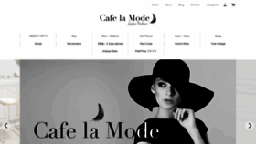 What Cafe-la-mode.com website looked like in 2022 (2 years ago)