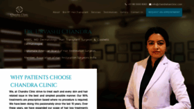 What Chandrahairclinic.com website looked like in 2022 (2 years ago)