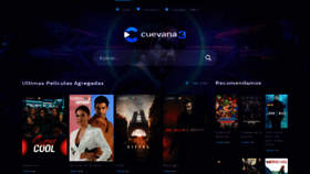 What Cuevana3.mobi website looked like in 2022 (2 years ago)
