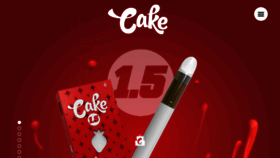 What Cakebrand.com website looked like in 2022 (2 years ago)