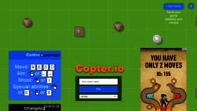 What Copter.io website looked like in 2022 (2 years ago)