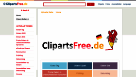 What Clipartsfree.de website looked like in 2022 (2 years ago)