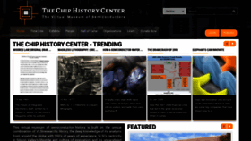 What Chiphistory.org website looked like in 2022 (3 years ago)
