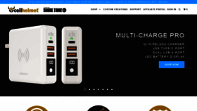 What Cellhelmet.com website looked like in 2022 (2 years ago)