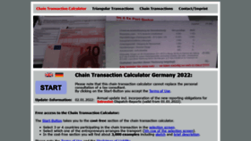 What Chaintransaction-calculator.de website looked like in 2022 (2 years ago)
