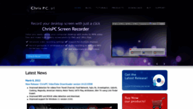 What Chris-pc.com website looked like in 2022 (2 years ago)