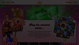 What Candycrush.com website looked like in 2022 (2 years ago)