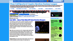What Closecallsports.com website looked like in 2022 (2 years ago)