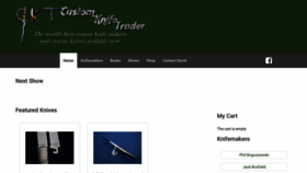 What Customknifetrader.com website looked like in 2022 (2 years ago)