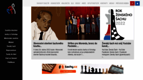 What Chess.cz website looked like in 2022 (4 years ago)