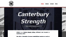 What Canterburystrength.com website looked like in 2022 (2 years ago)