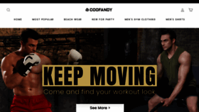 What Coofandy.com website looked like in 2022 (2 years ago)