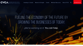 What Cvca.ca website looked like in 2022 (2 years ago)