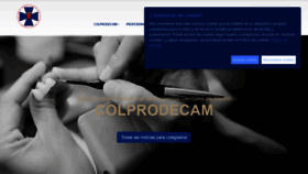 What Colprodecam.org website looked like in 2022 (2 years ago)