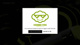 What Cosmicfogcannabis.com website looked like in 2022 (2 years ago)