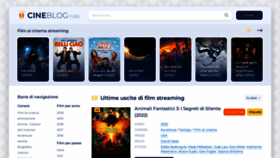 What Cineblog.tube website looked like in 2022 (2 years ago)