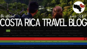 What Costaricatravelblog.com website looked like in 2022 (2 years ago)