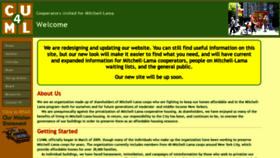 What Cu4ml.org website looked like in 2022 (2 years ago)