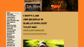 What Chons-labs.com website looked like in 2022 (2 years ago)