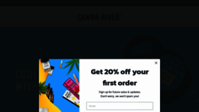 What Cannariver.com website looked like in 2022 (2 years ago)