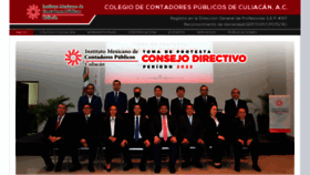 What Contadoresculiacan.mx website looked like in 2022 (2 years ago)