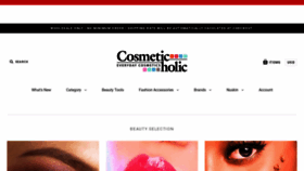 What Cosmeticholic.com website looked like in 2022 (2 years ago)