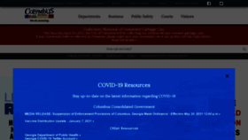 What Columbusga.org website looked like in 2022 (2 years ago)