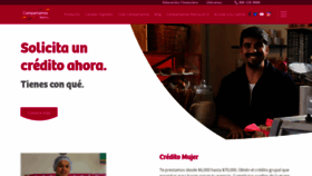 What Compartamos.com.mx website looked like in 2022 (2 years ago)