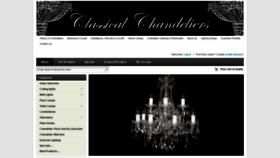 What Classicalchandeliers.co.uk website looked like in 2022 (1 year ago)