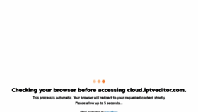What Cloud.iptveditor.com website looked like in 2022 (1 year ago)