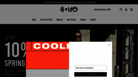 What Coolifeluggage.com website looked like in 2022 (2 years ago)