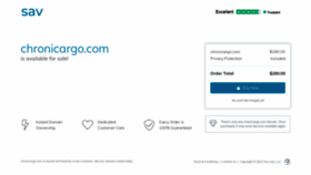 What Chronicargo.com website looked like in 2022 (1 year ago)