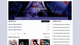 What Csnovel.blogspot.com website looked like in 2022 (1 year ago)