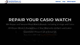 What Casiowatchrepair.com website looked like in 2022 (2 years ago)