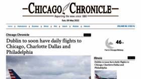 What Chicagochronicle.com website looked like in 2022 (2 years ago)