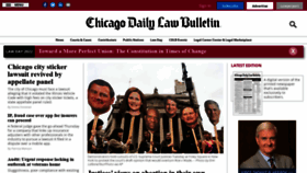 What Chicagolawbulletin.com website looked like in 2022 (1 year ago)
