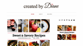 What Createdby-diane.com website looked like in 2022 (2 years ago)