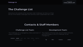 What Challengelist.gd website looked like in 2022 (2 years ago)