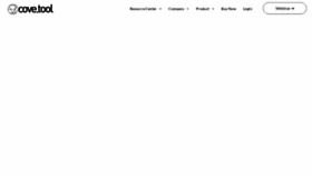 What Cove.tools website looked like in 2022 (3 years ago)