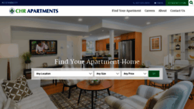 What Chr-apartments.com website looked like in 2022 (1 year ago)