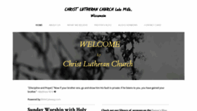 What Christlutheranlakemills.org website looked like in 2022 (2 years ago)