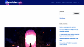 What Cibersistemas.pt website looked like in 2022 (1 year ago)