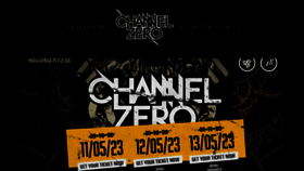 What Channel-zero.be website looked like in 2022 (2 years ago)